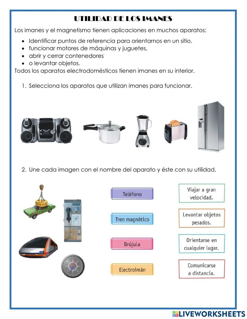 Características y utilidad de los imanes
