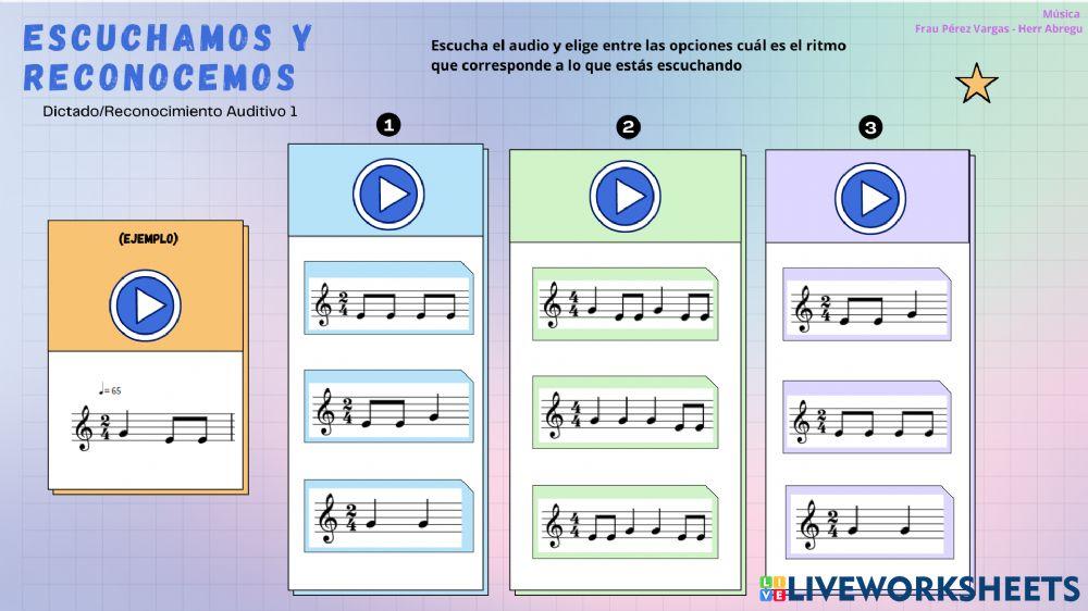 Dictado-Reconocimiento Auditivo Pri