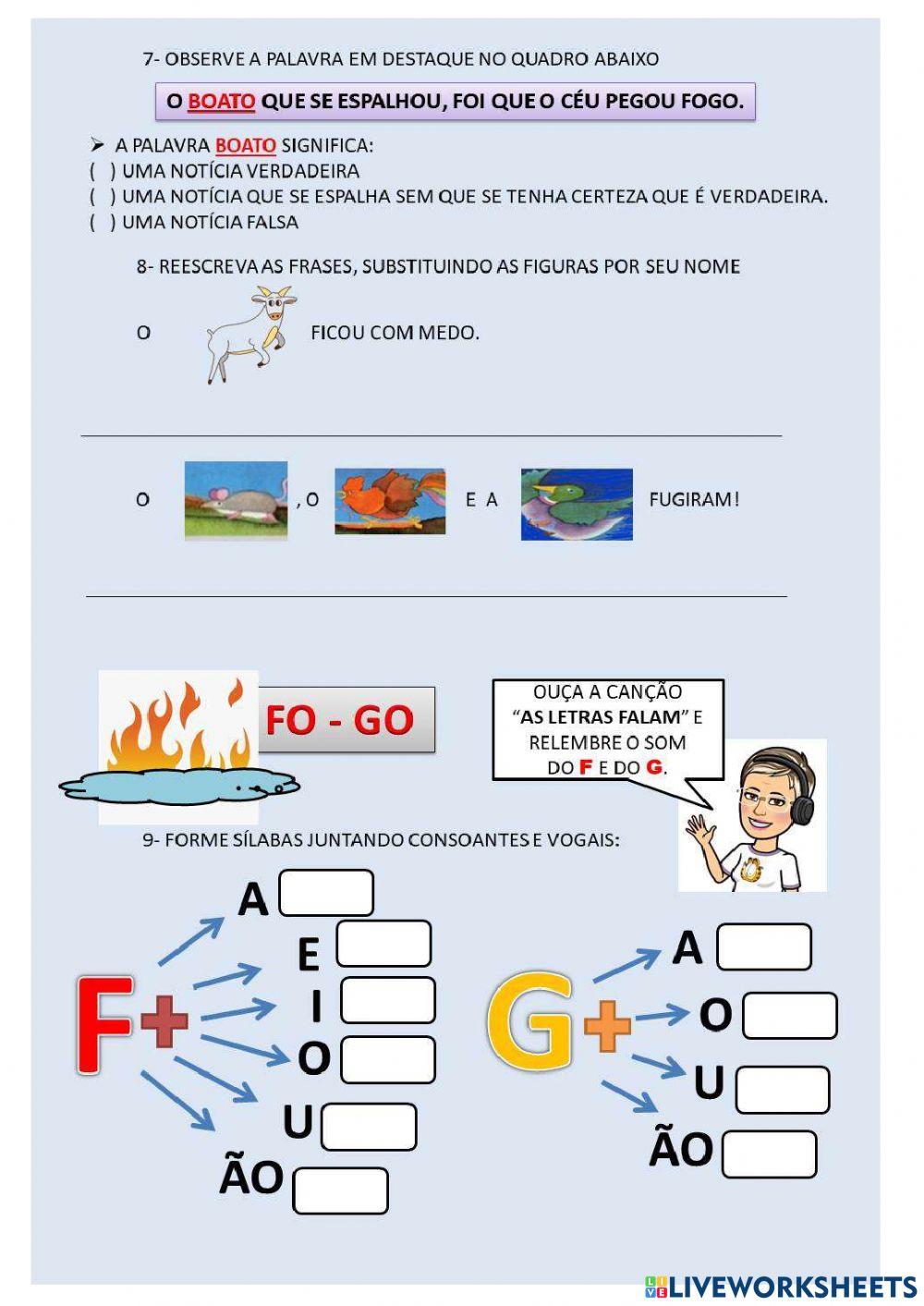 Fogo no céu- interpretação