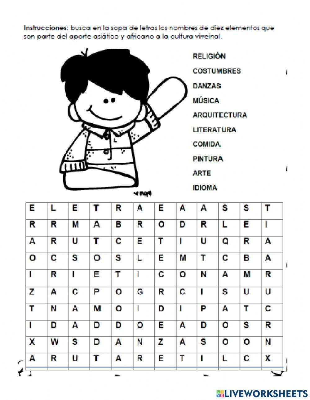 Aporte asiatico y africano