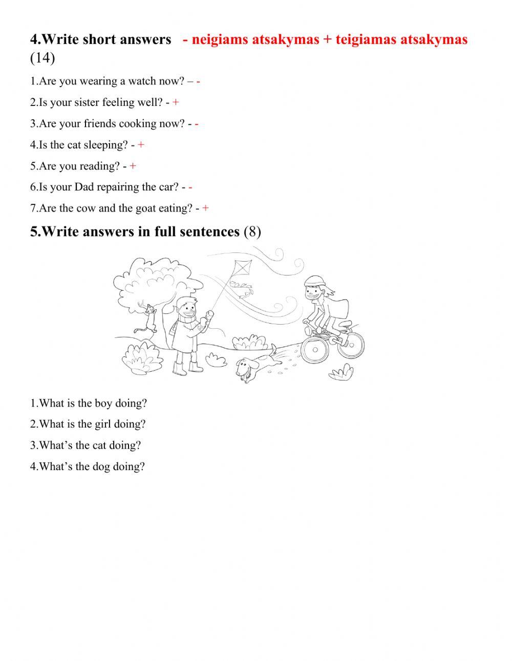 Class 3 Progress Test 8