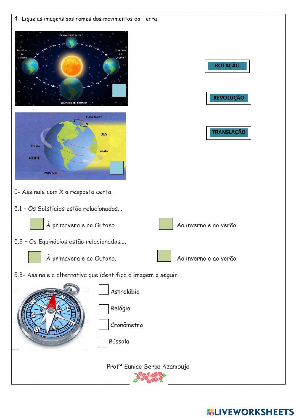Revisão 1º trimestre  6º ano