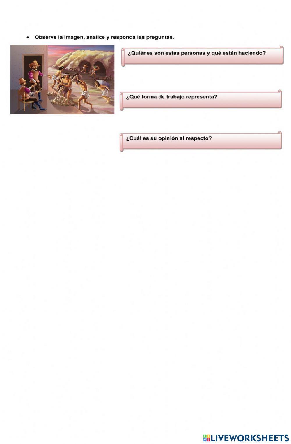 La colonia en América y Chile