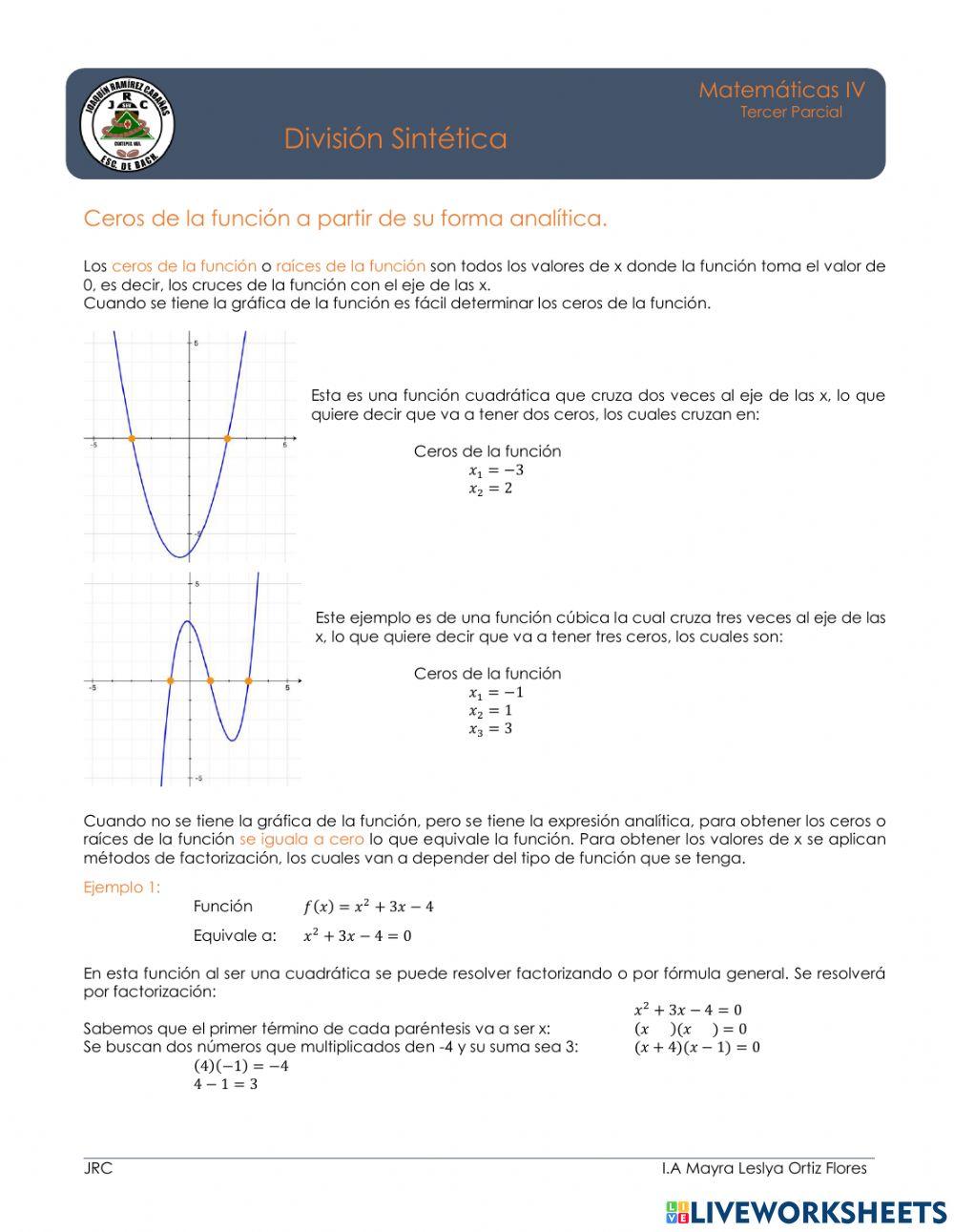División sintética