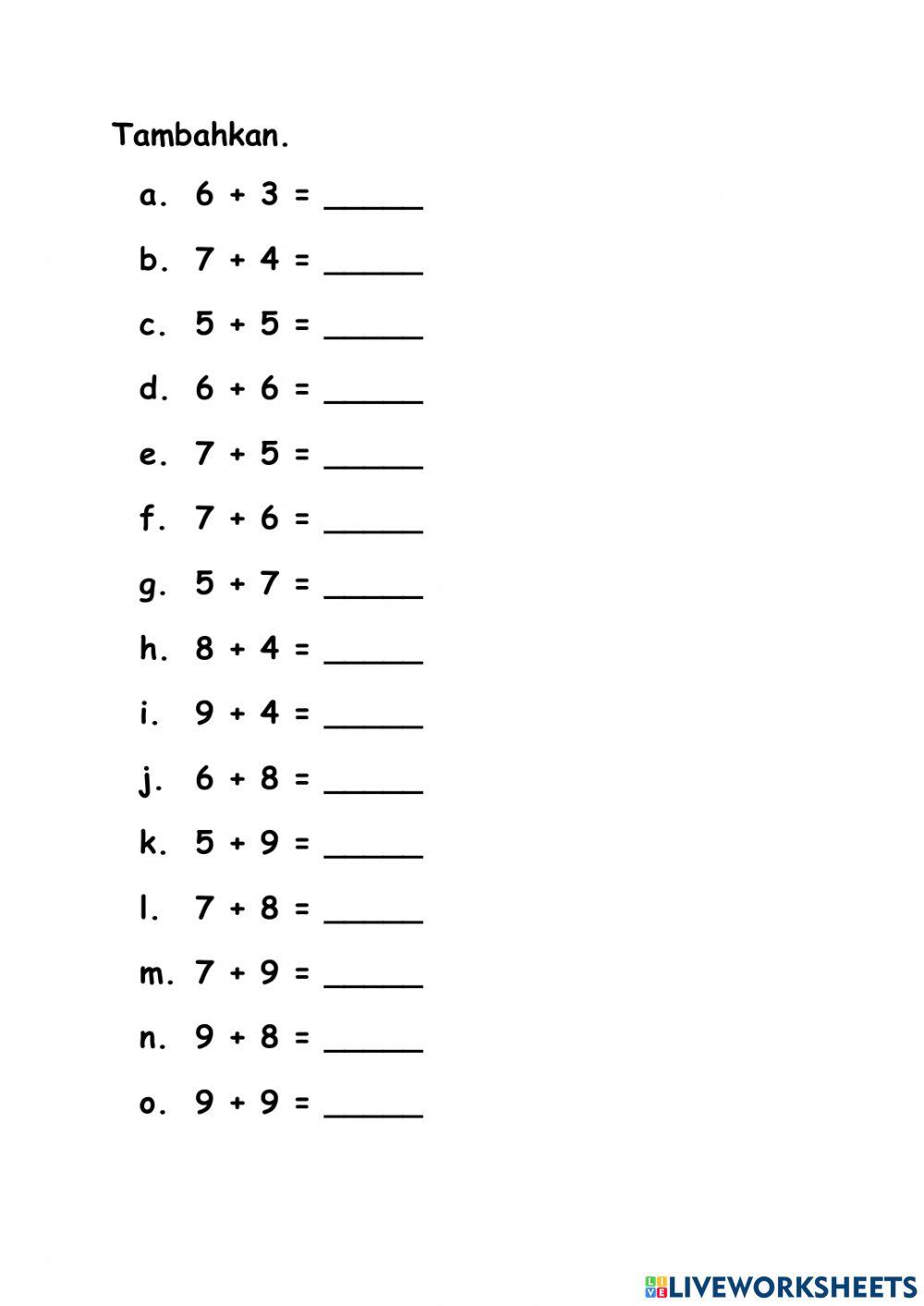 Tambahkan Nombor Kumpulan 2
