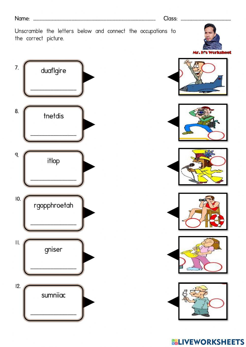 Year 3 Occupations Pt 1