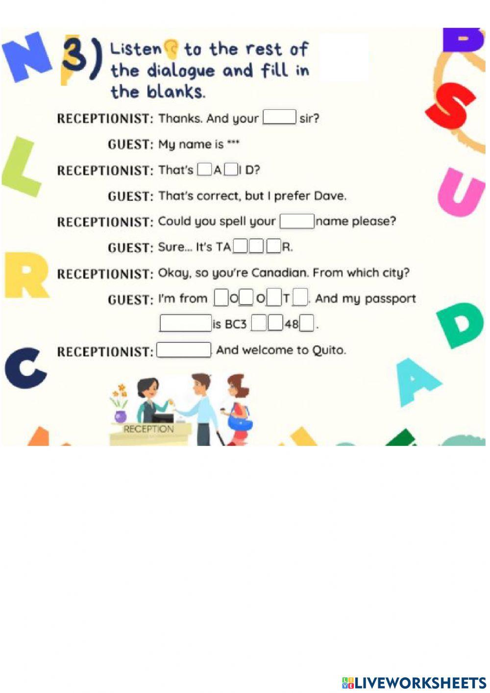 Listening comprehension