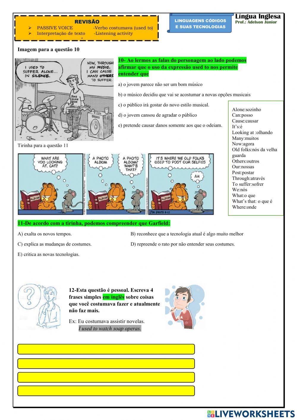 Revisão:Passive voice and reading