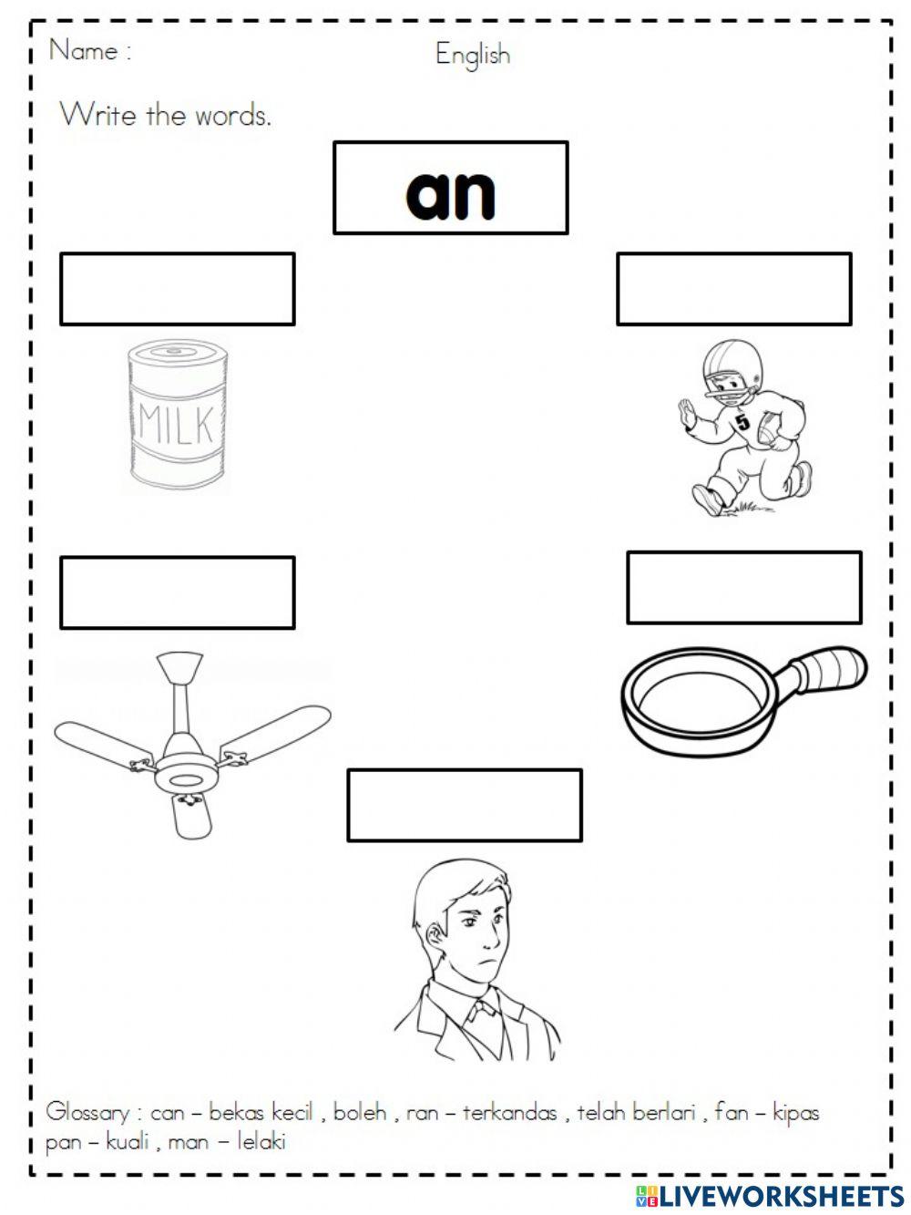 Vcv ( an ) worksheet Live Worksheets