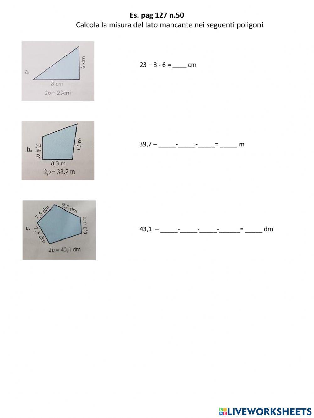 Geometria dal perimetro al lato