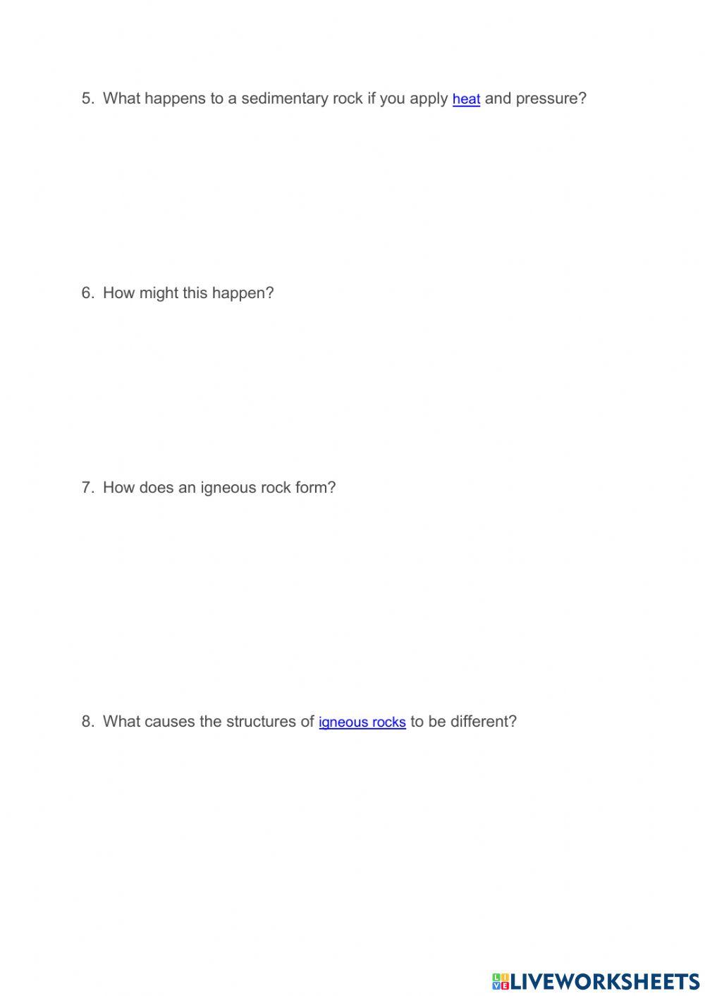 4.6 Rock Cycle Processes