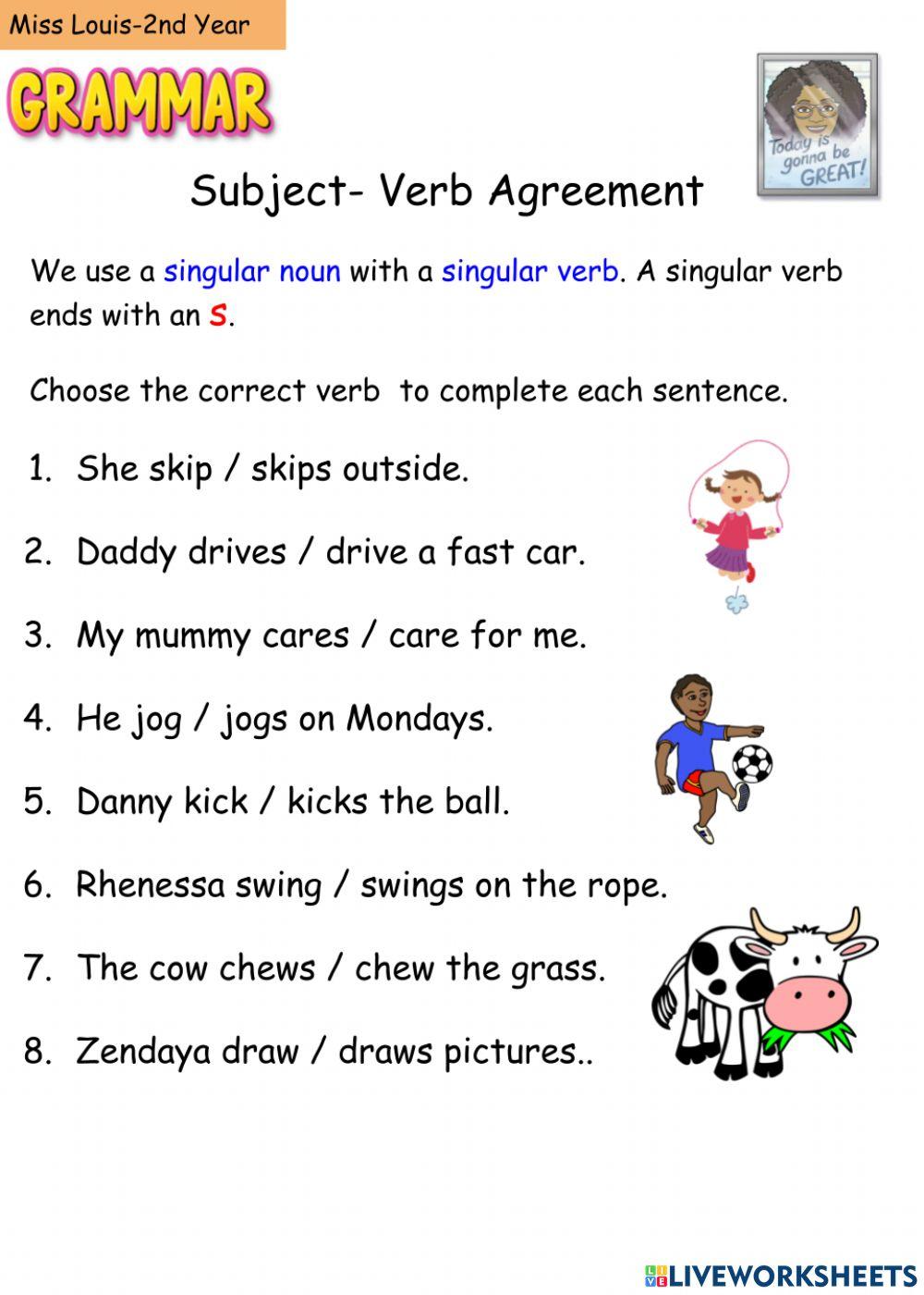 Subject Verb Agreement