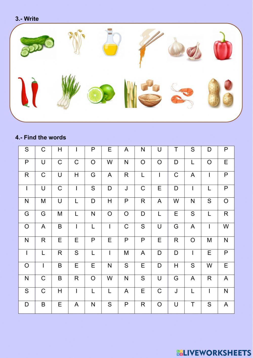 Unit 8 cool cookery Vocabulary I