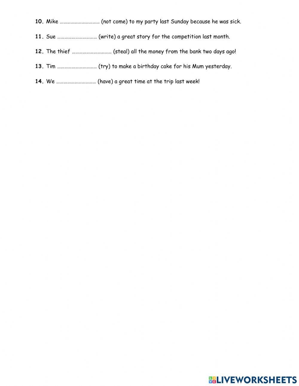 HS1 Irregular verbs (box 2)