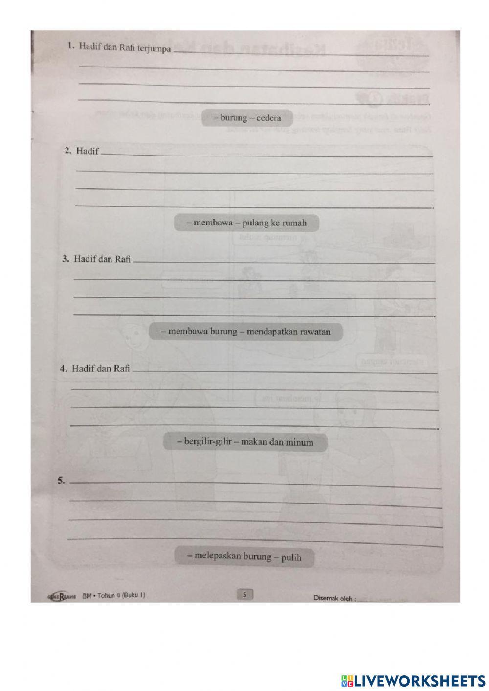 Tema 4: KEMASYARAKATAN  UNIT 11 Tajuk: Kami Penyayang