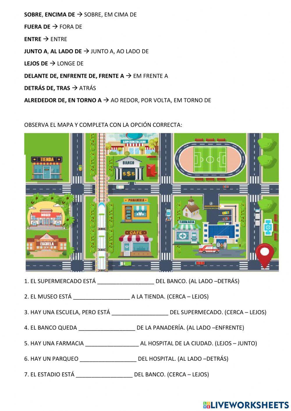 Dar y pedir direcciones