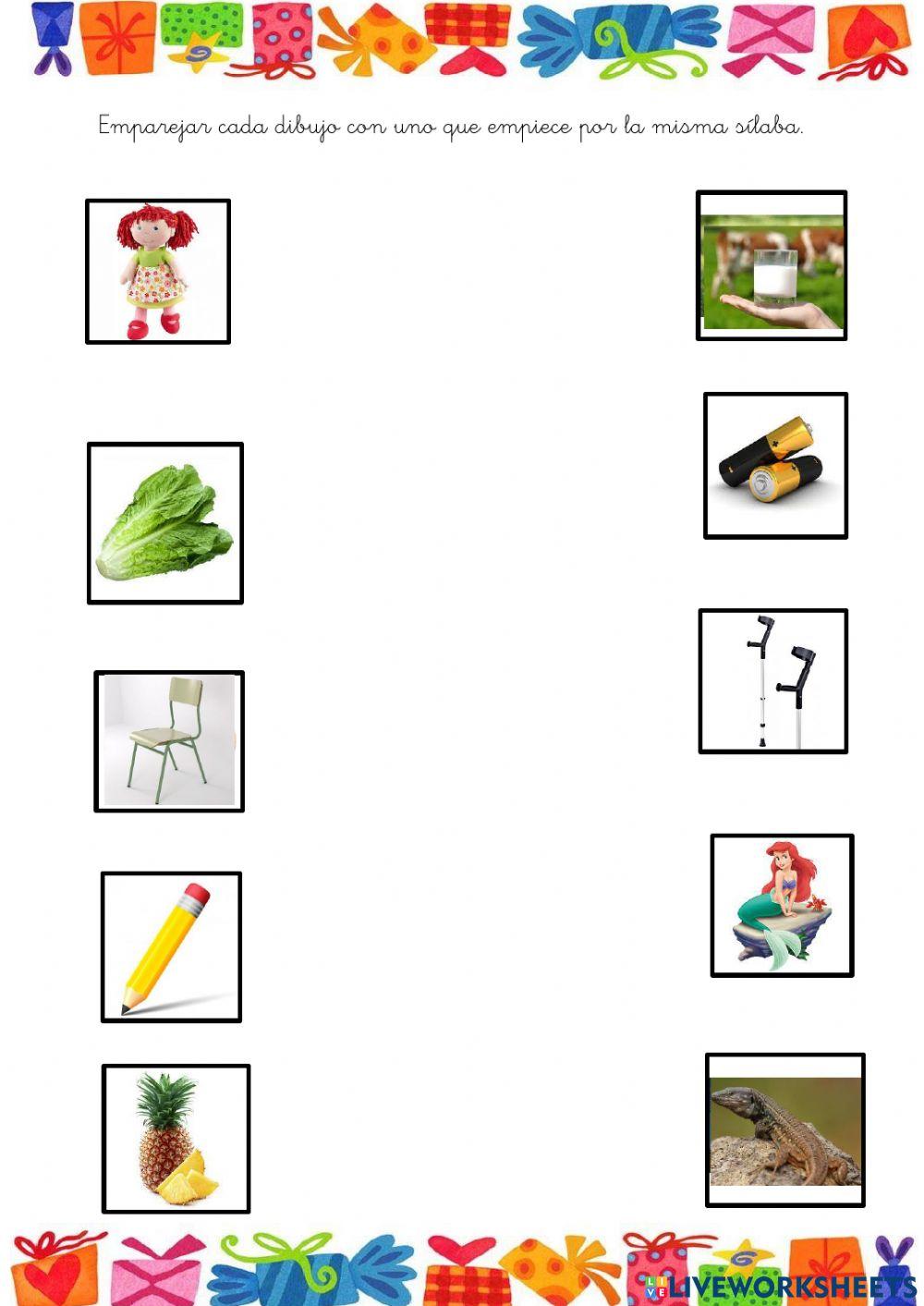 Conciencia fonológica -L-