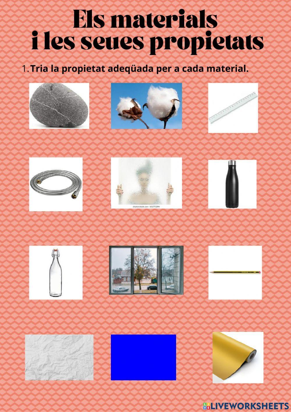 Els materials i les seues propietats
