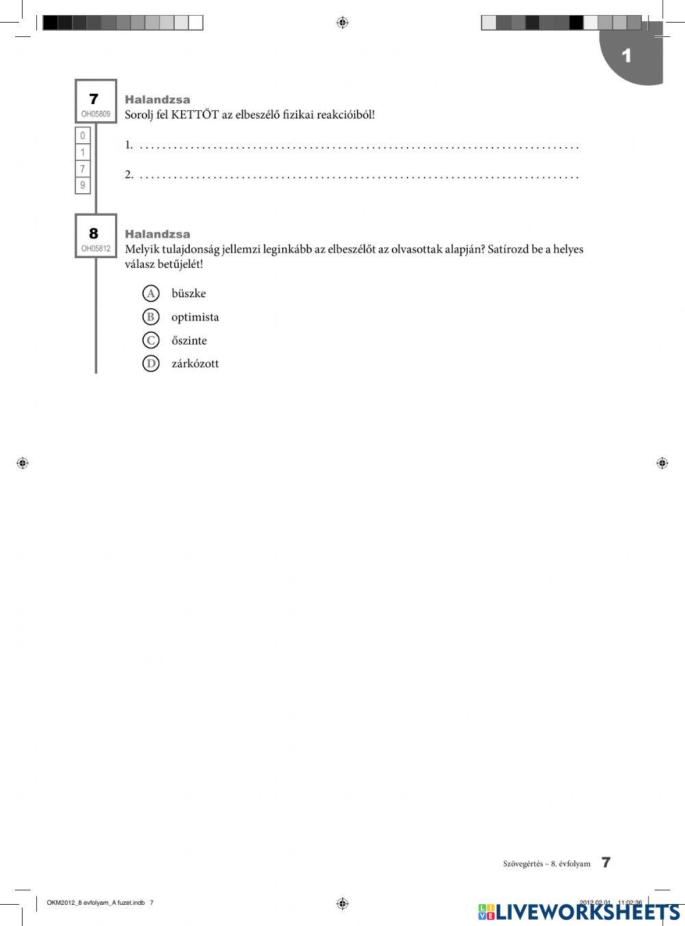 Halandzsa - kompetencia