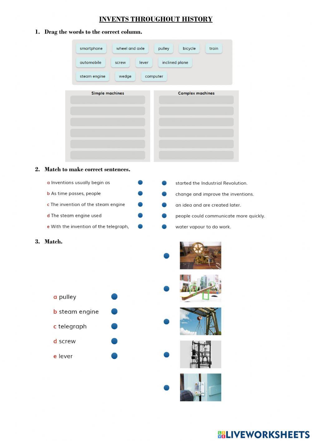 Invents Throughout History