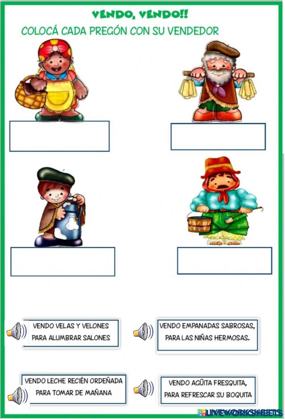 Los vendedores coloniales