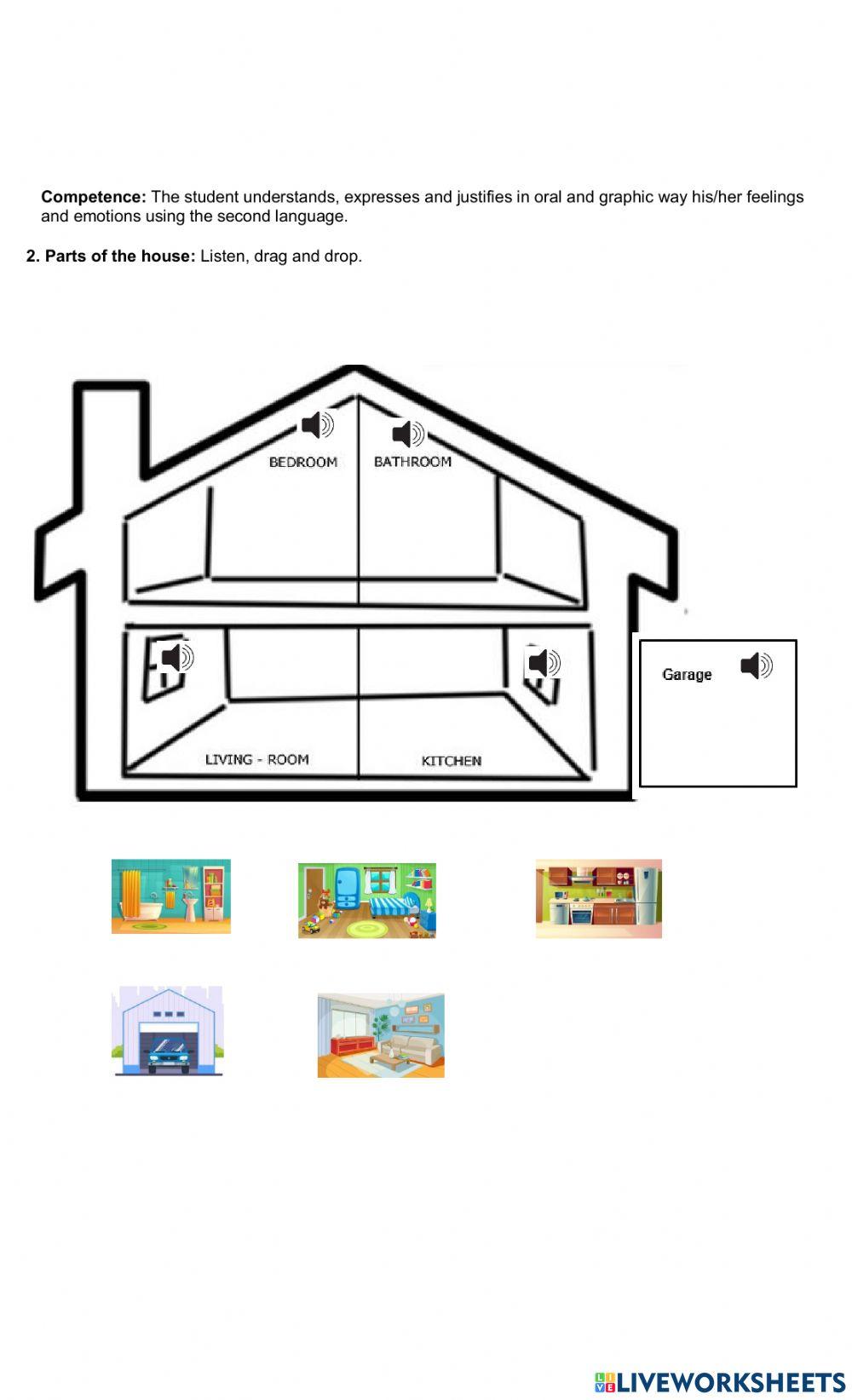Review numbers, house parts and body parts