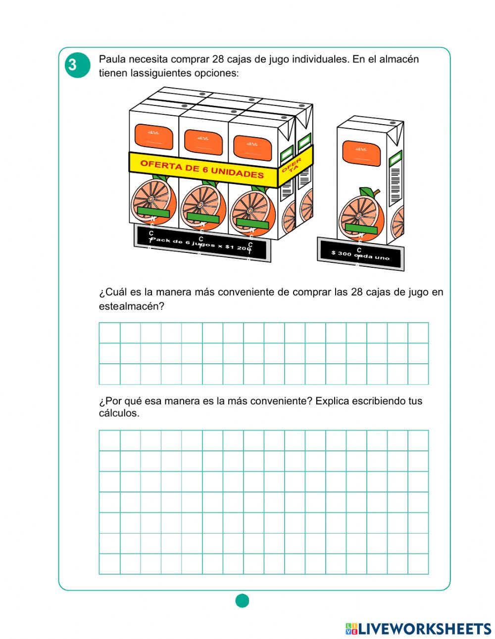 Prueba trimestral de matemática