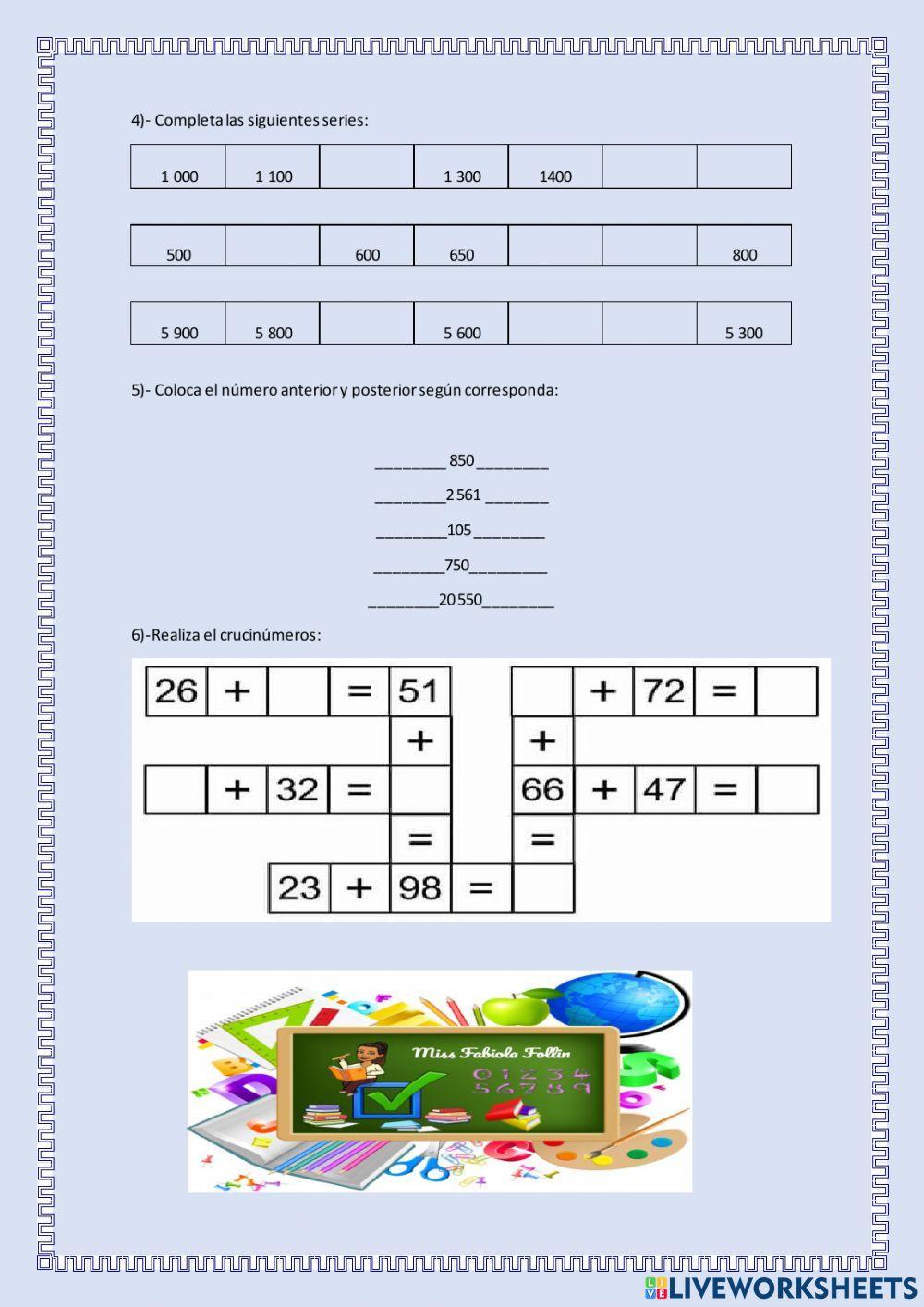 Diagnóstico Matemáticas