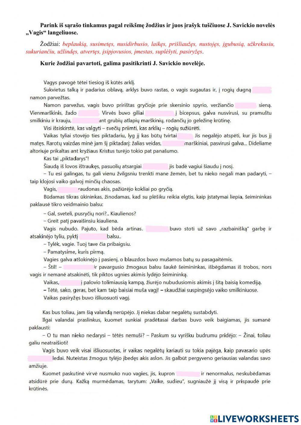 J. Savickis „Vagis“