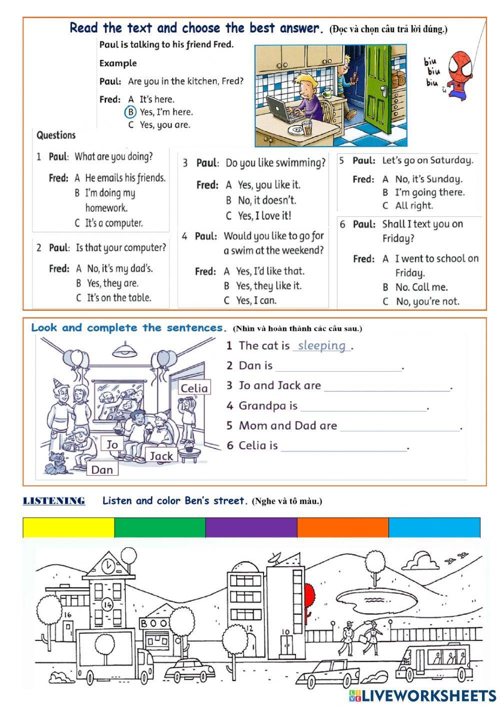Review 5 -Grade 3-2nd Semester