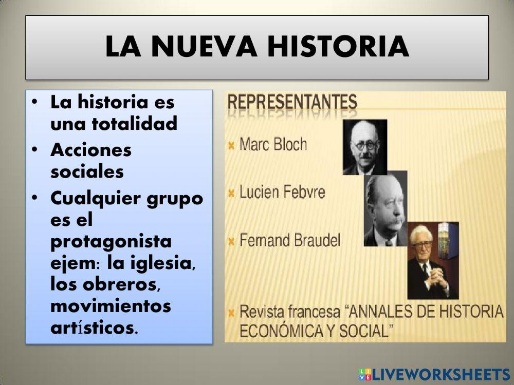 Diferentes formas de hacer historia
