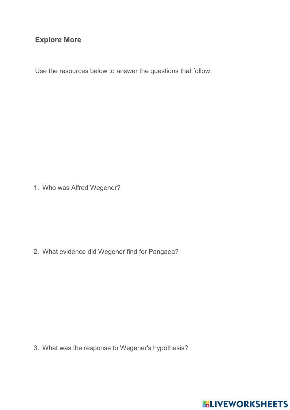 5.1 Continental Drift