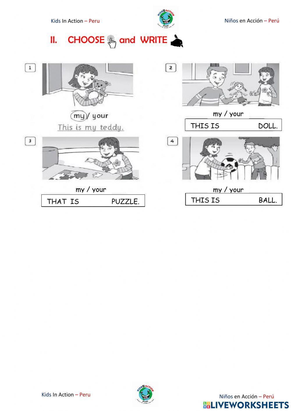 Pre Starters 3 Class 7