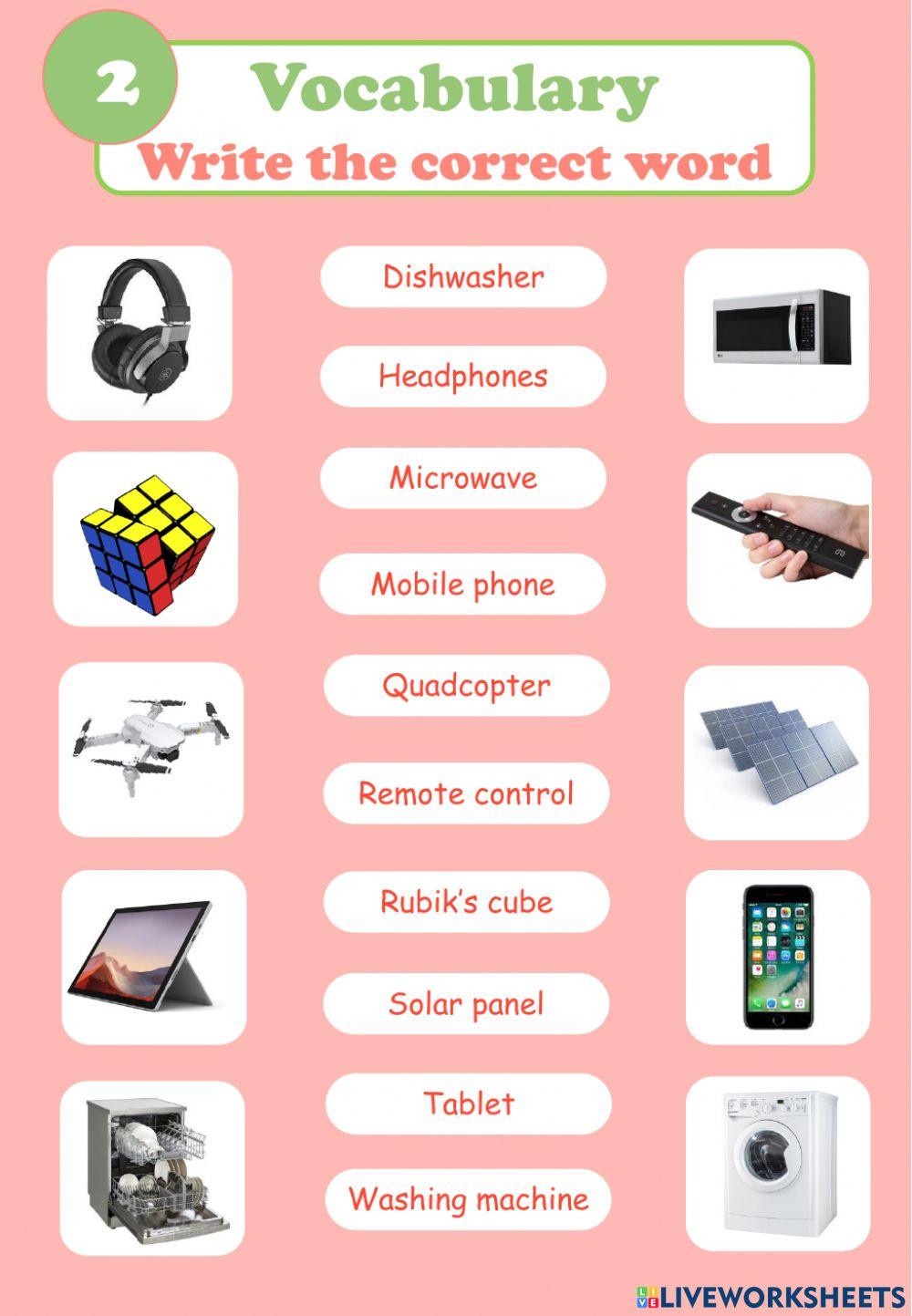 Vocabulary inventions Vocabulary inventions