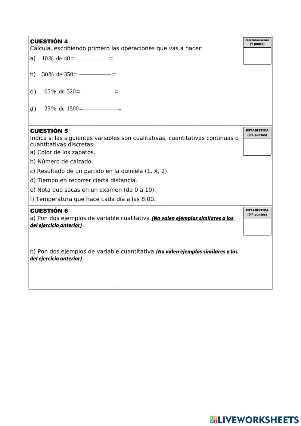 3ªEvaluación- 2ºExamen