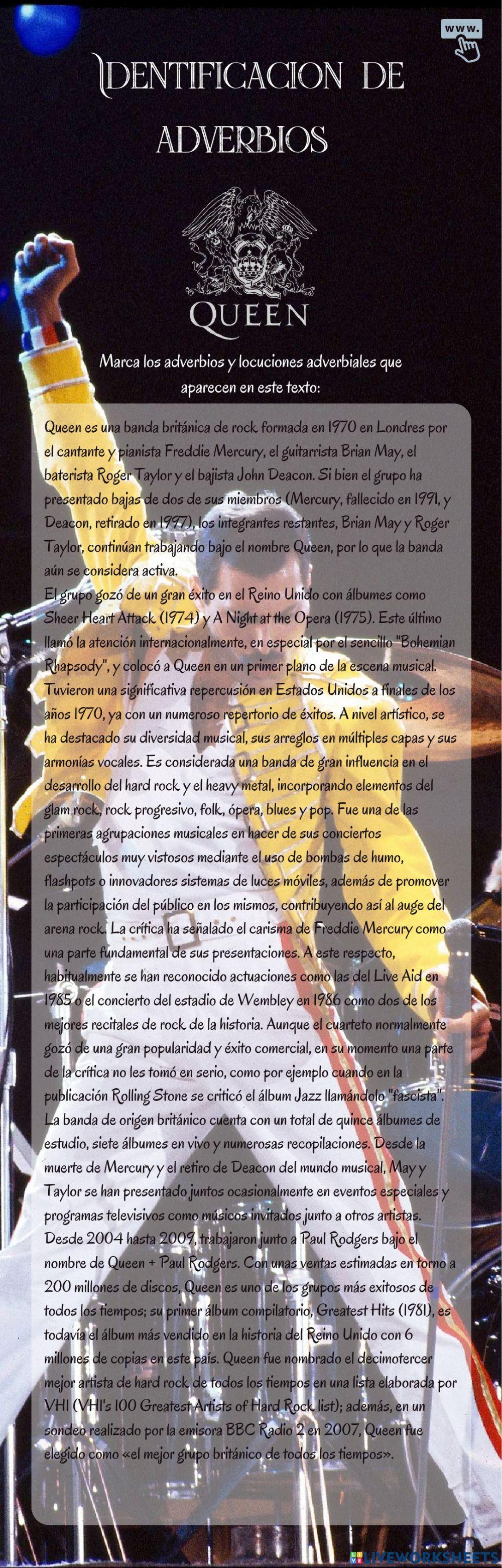 Identificación de adverbios