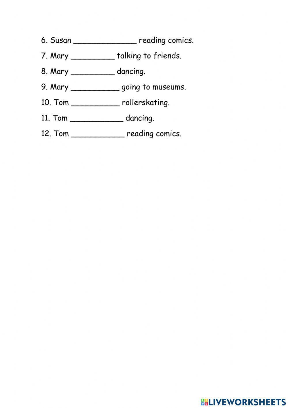 Like - don't like - love