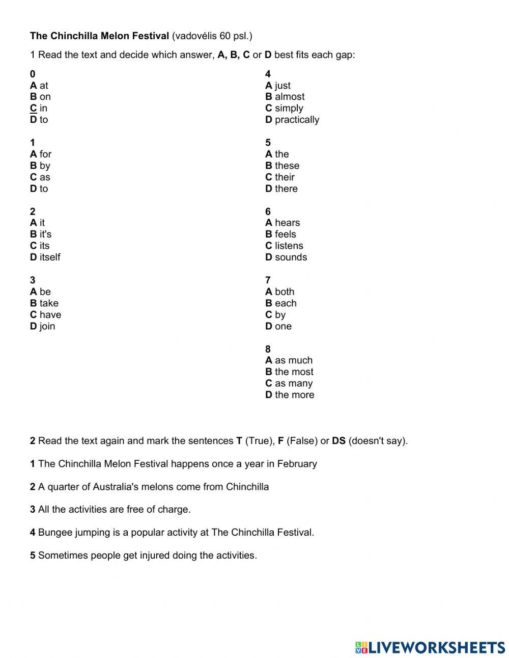 Chinchilla Melon festival