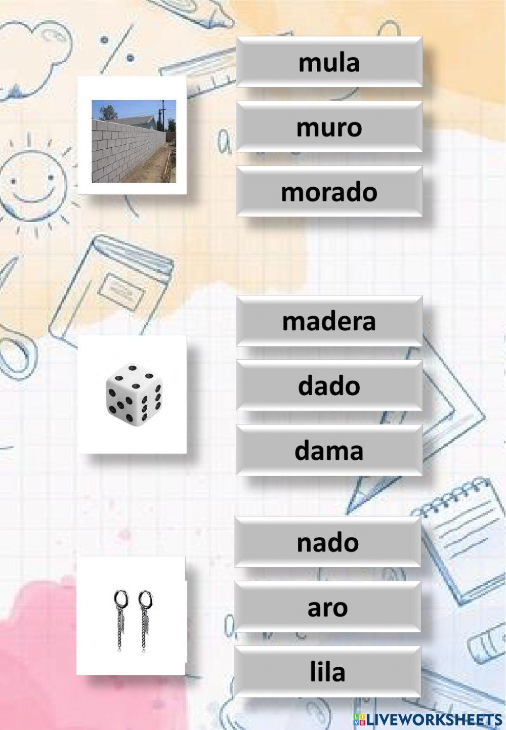 Repaso lecciones hasta nido