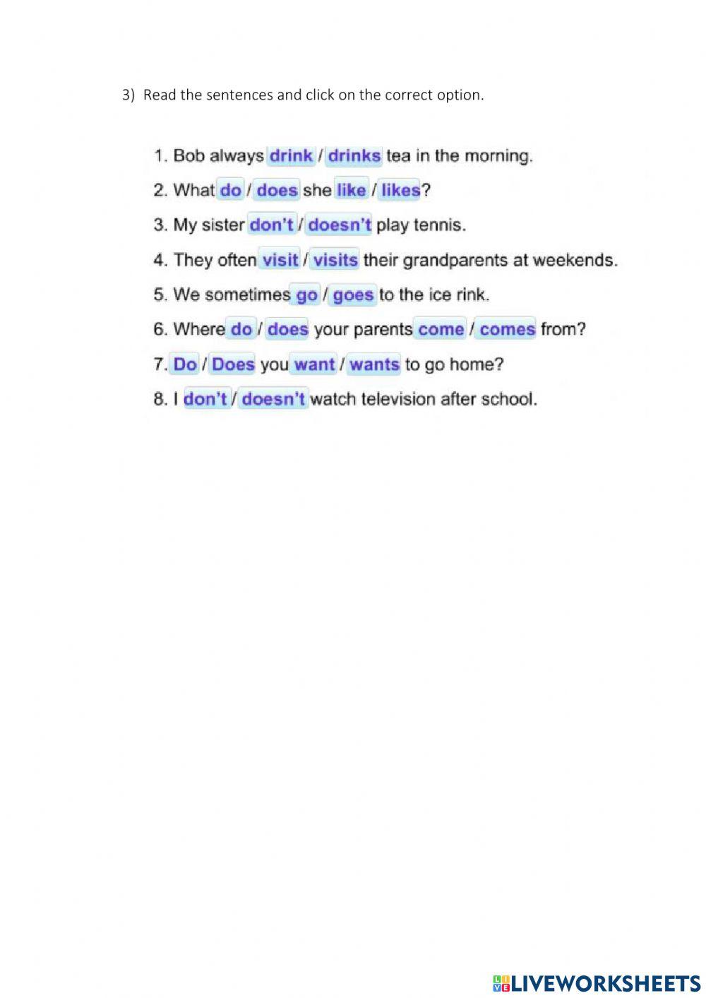 6B Simple Present and Present Cont.