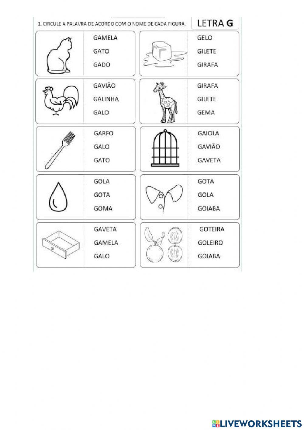 Atividade de reforço