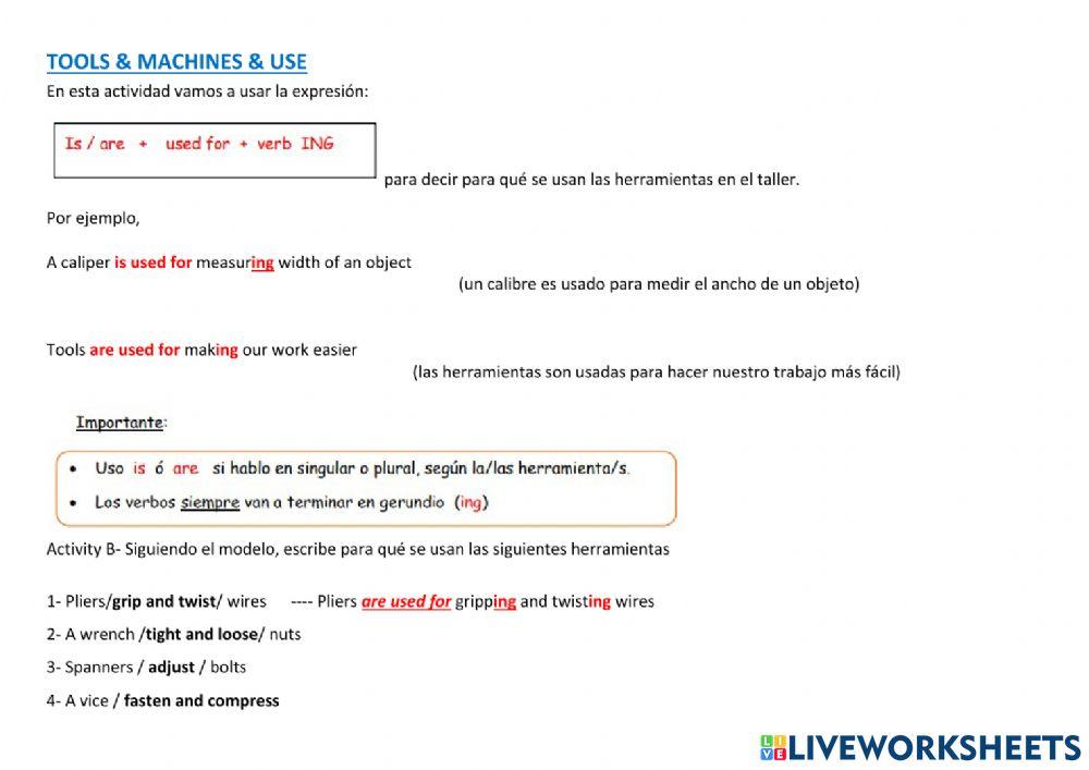 4) Tools and functions