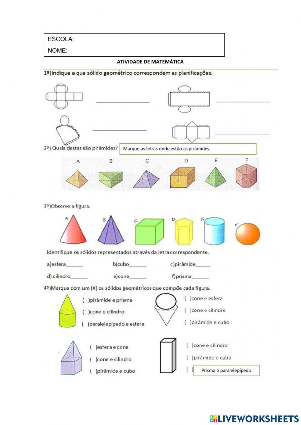 Sólidos geométricos