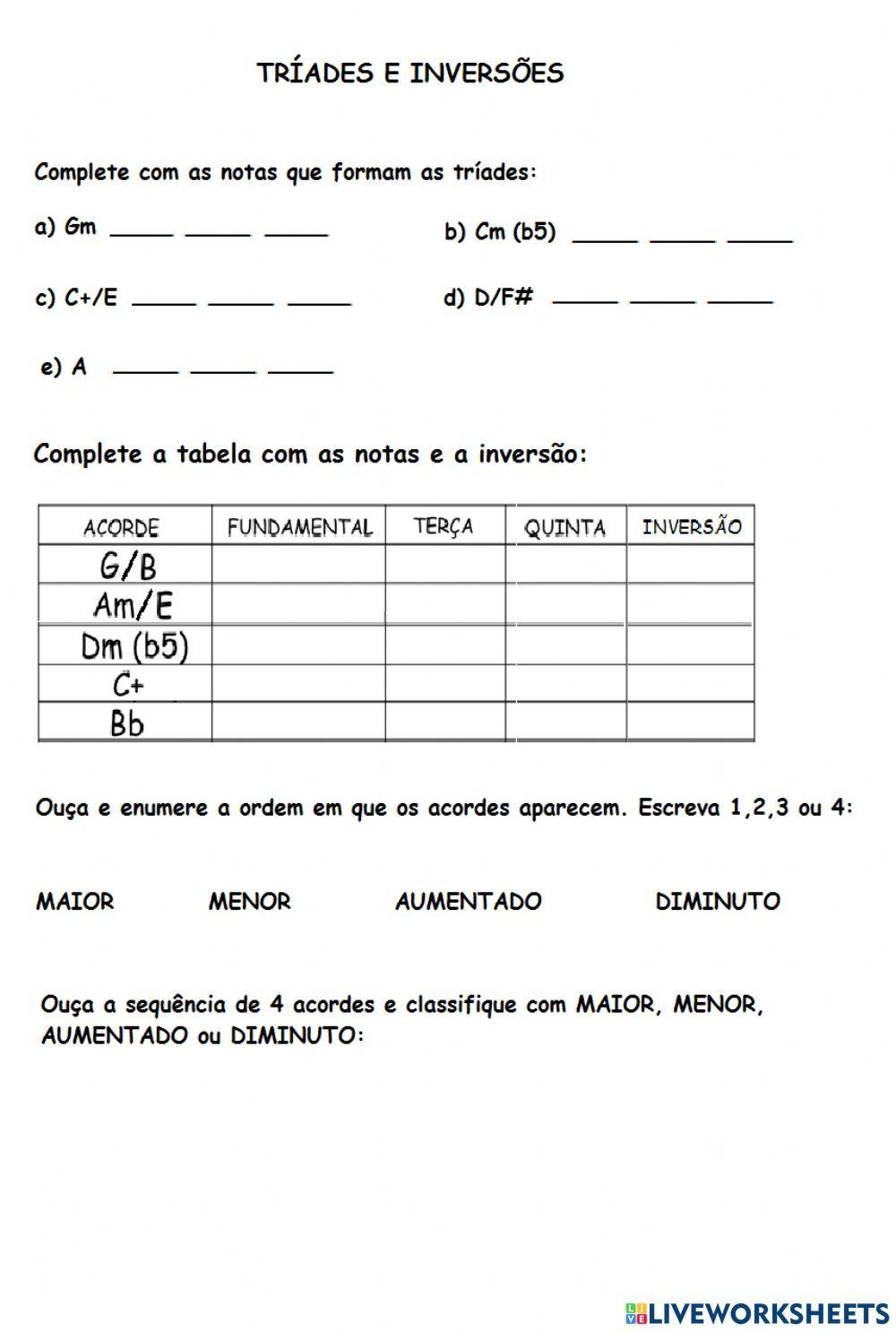 Inversão de acordes LM5