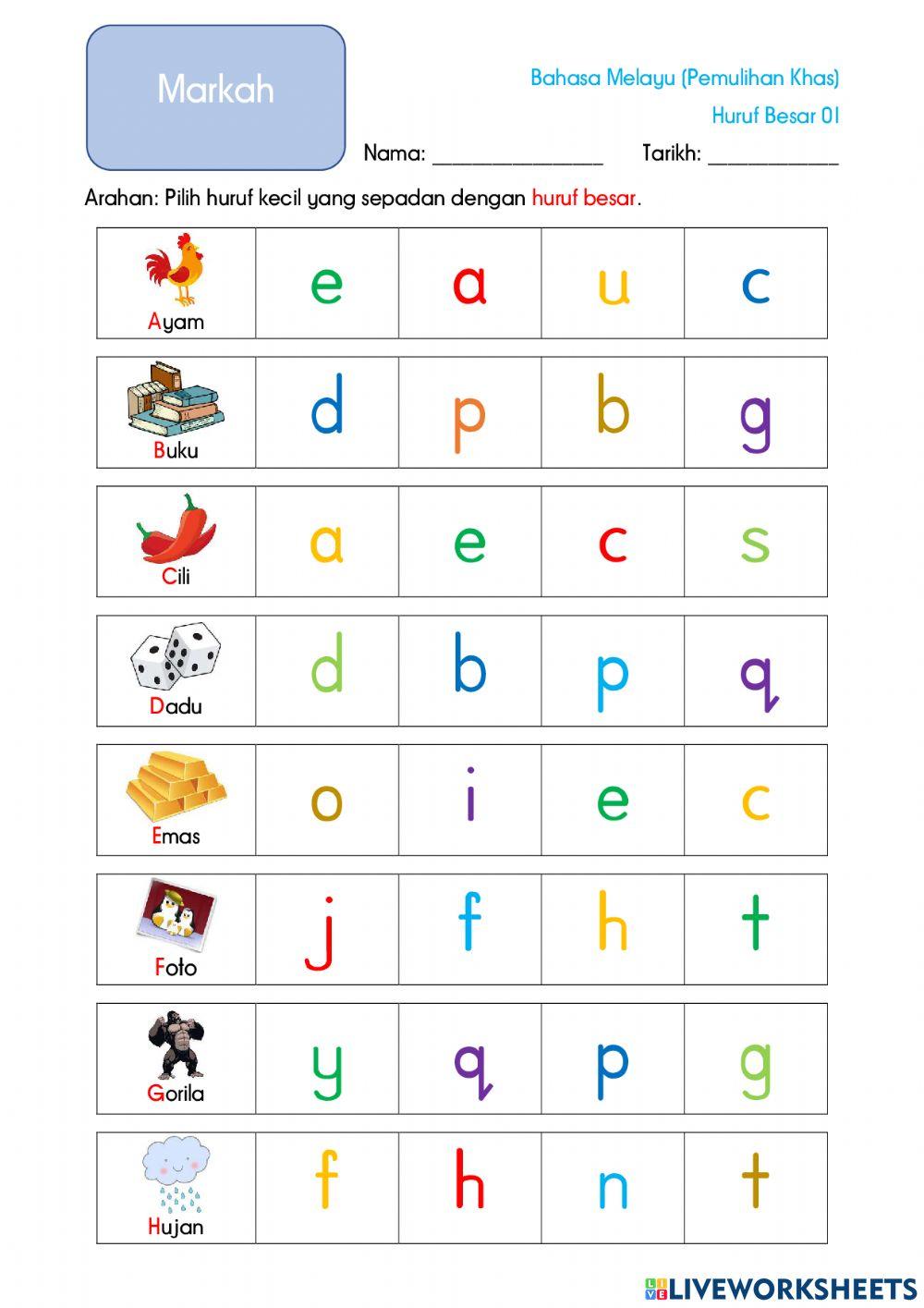 Huruf Besar - Huruf Kecil