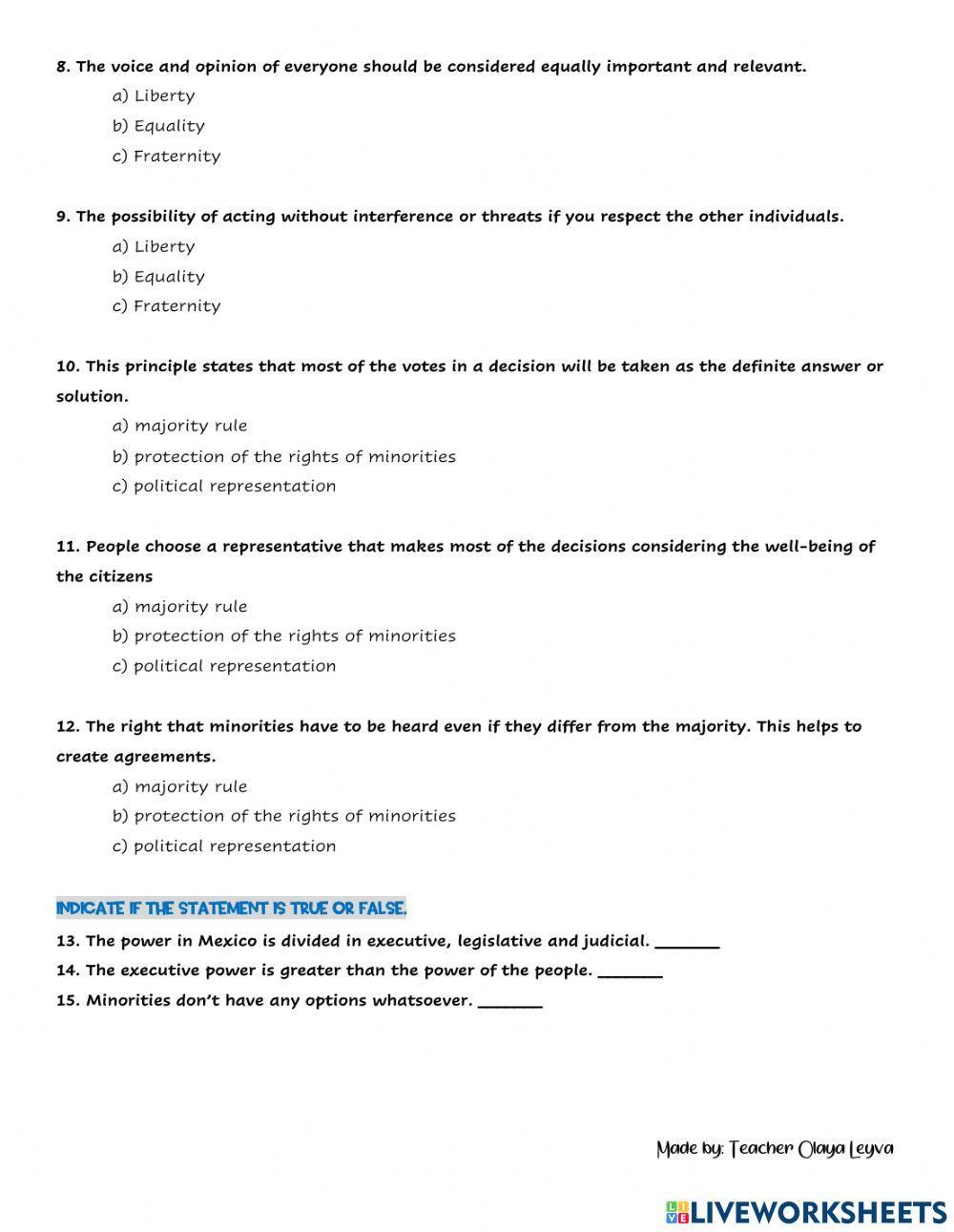 Democracy as a Form of Organization