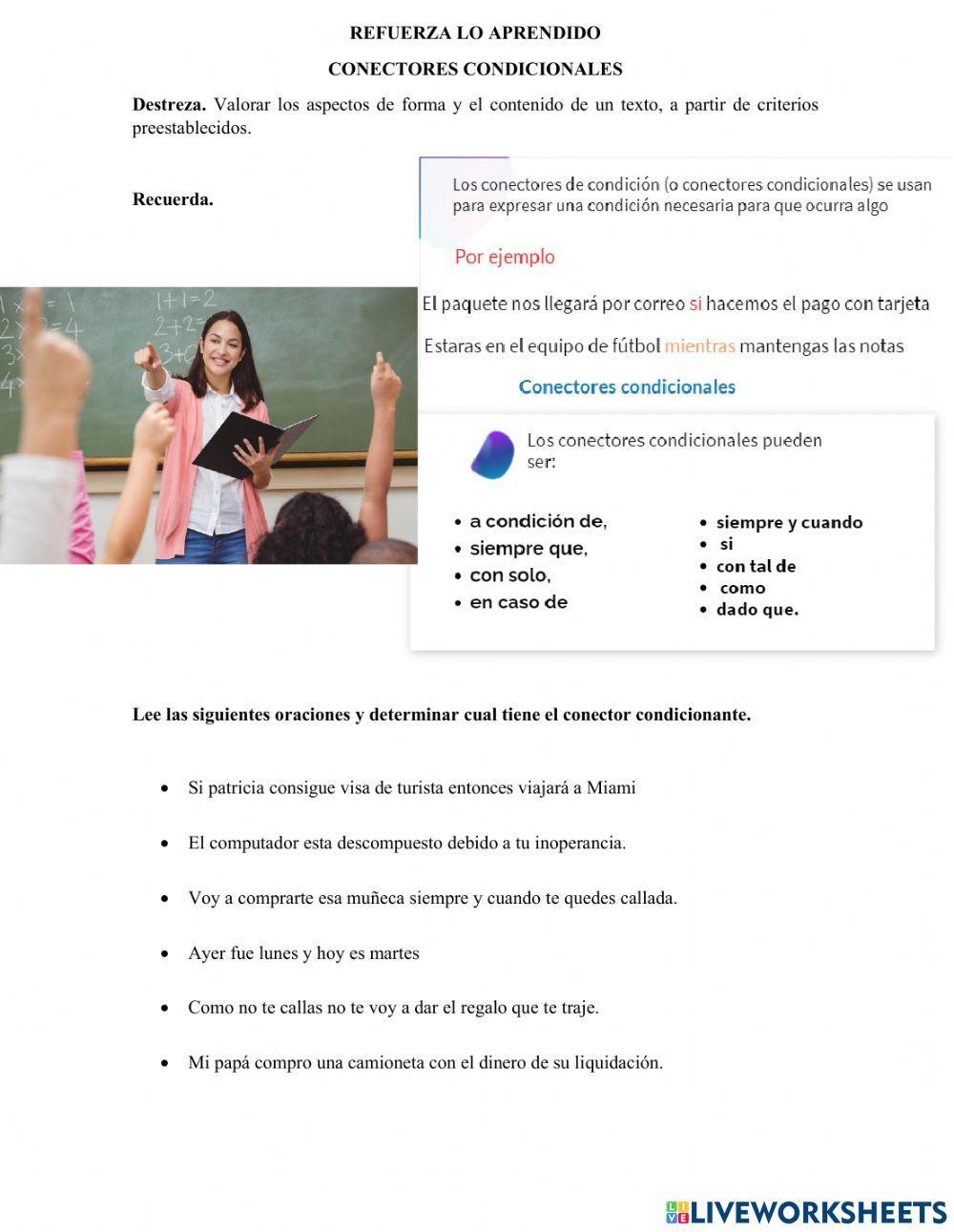 Conectores condicionales