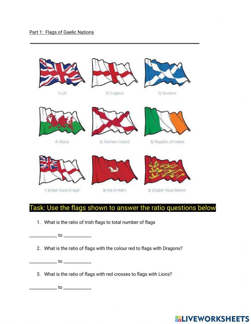 Ratio Assignment -2 Flags & Rations