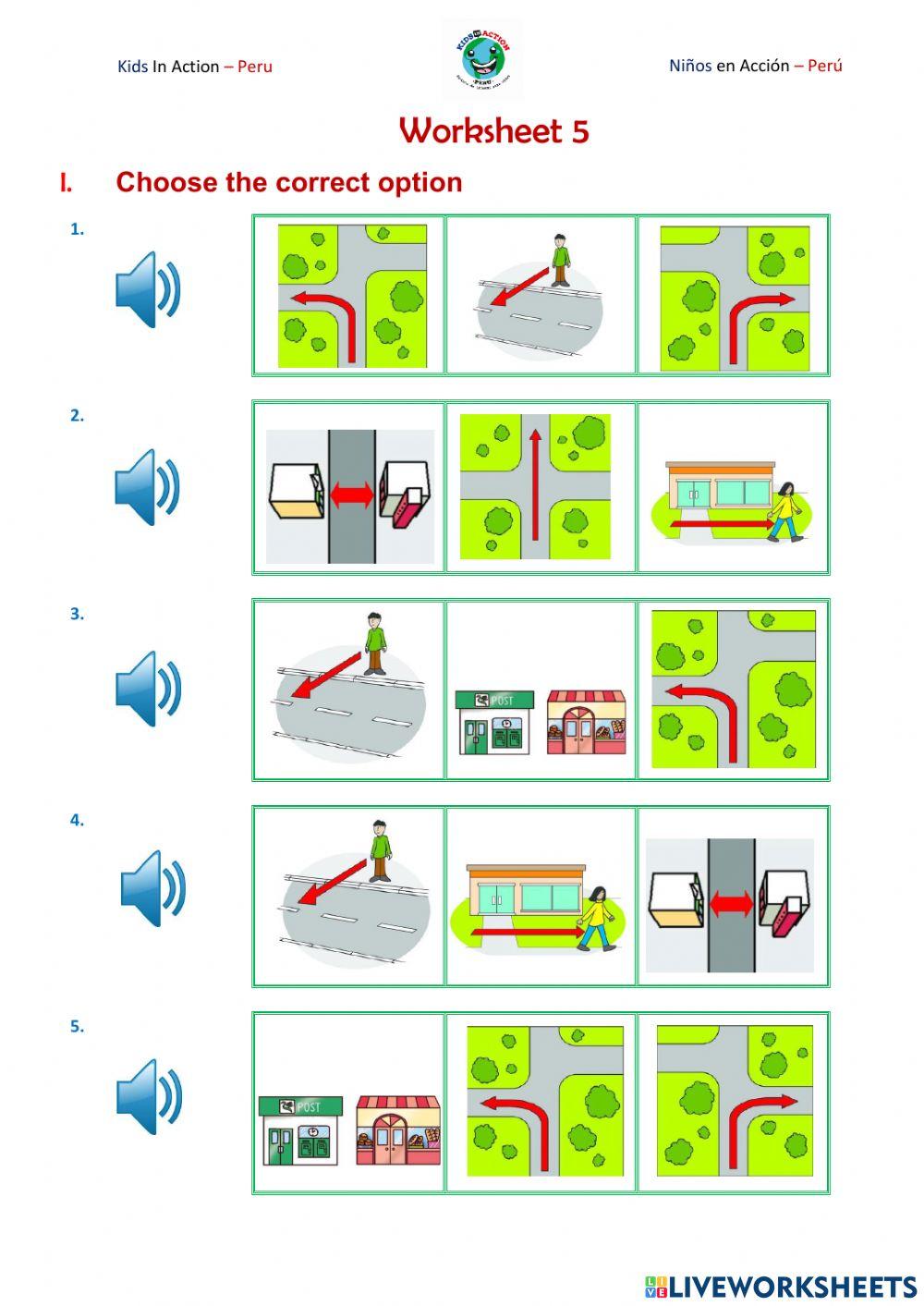 Movers A1.1.3 Class 6 Where is the school?