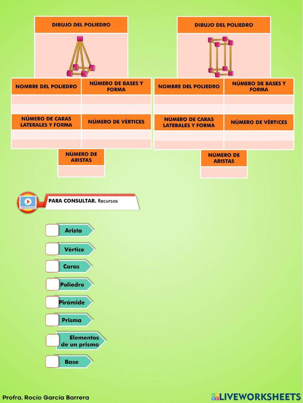 CONSTRUCCIÓN DE PRISMAS Y PIRÁMIDES - B